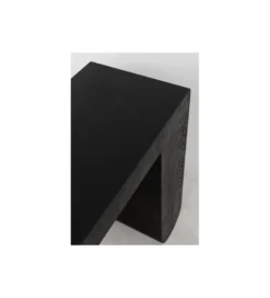 Konsola Curve 120 cm w optyce jesionu czarna*KARE Best
