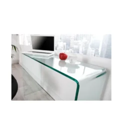Konsola Fantome 100 cm szklana*Invicta Interior