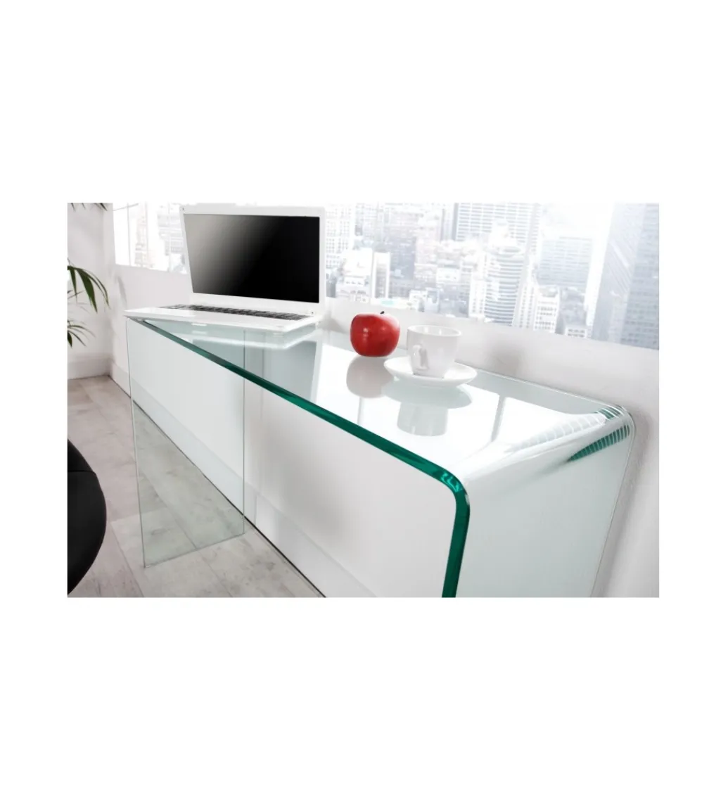 Konsola Fantome 100 cm szklana*Invicta Interior