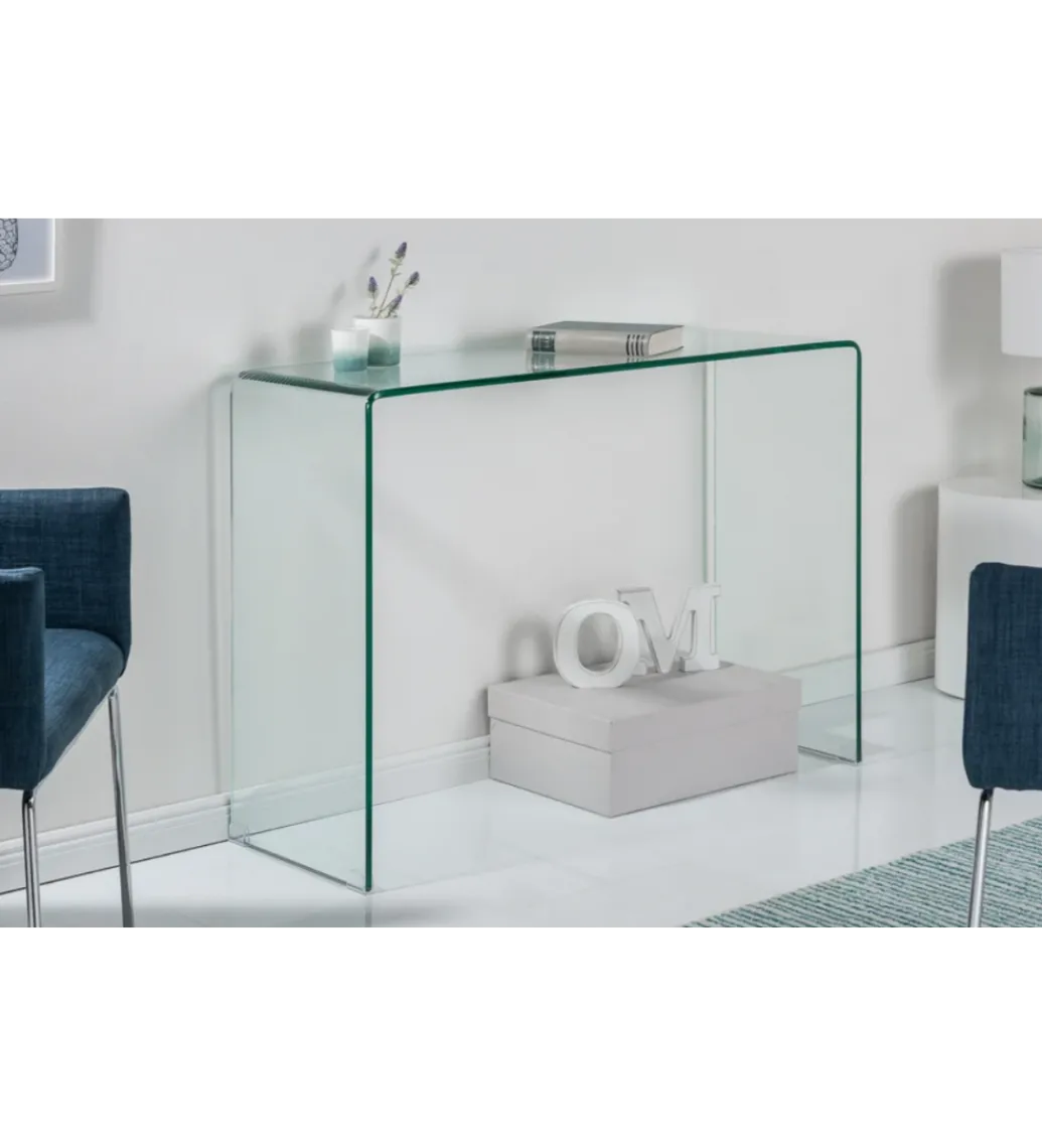 Konsola Fantome 100 cm szklana*Invicta Interior