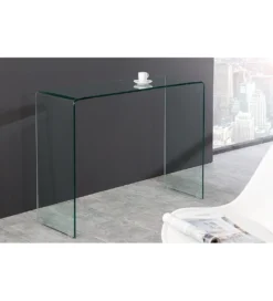 Konsola Fantome 100 cm szklana*Invicta Interior