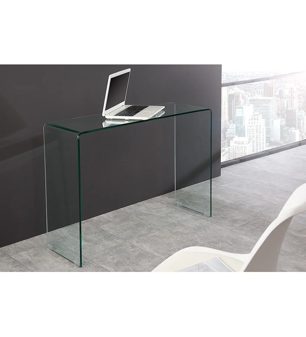 Konsola Fantome 100 cm szklana*Invicta Interior