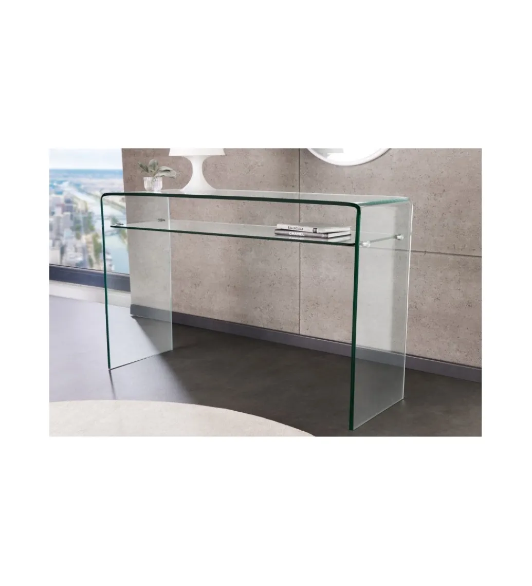 Konsola GEISTER Fantome 100 cm szklana*Invicta Interior Discount