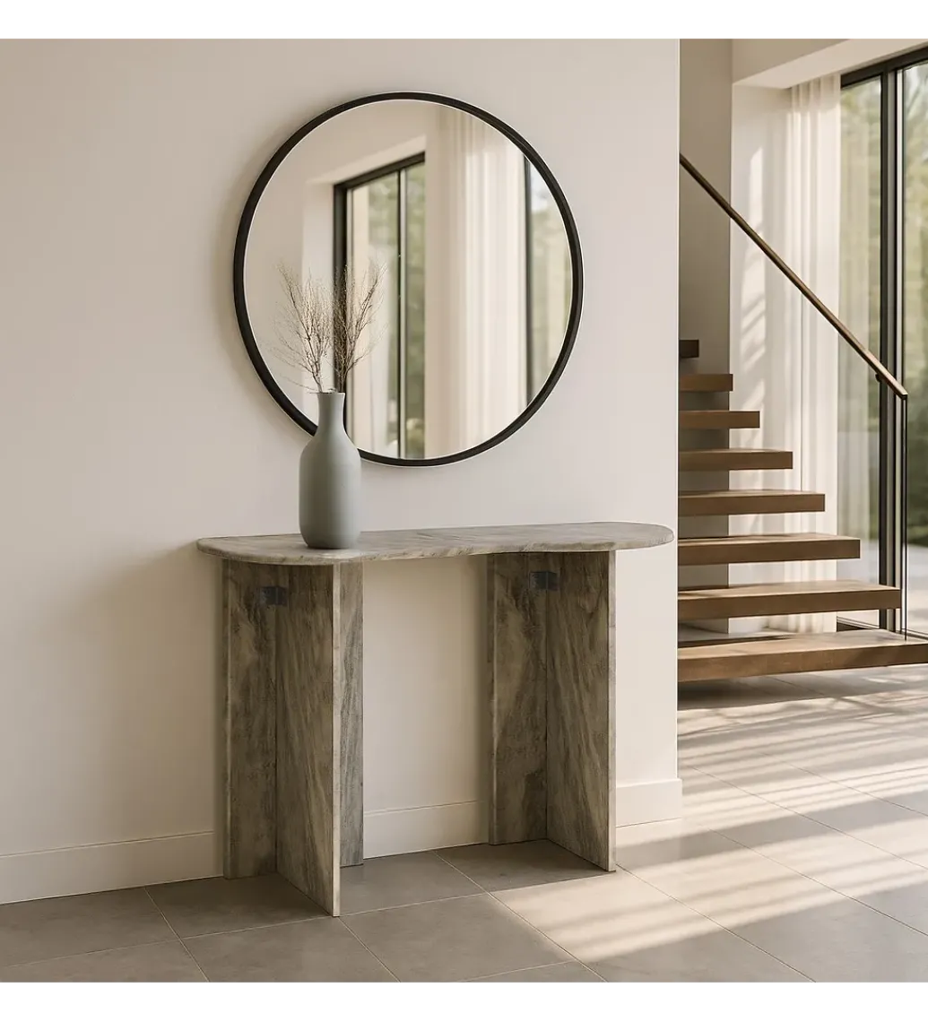 Konsola GERTUR 100 cm marmur szara*Zona-Design Outlet
