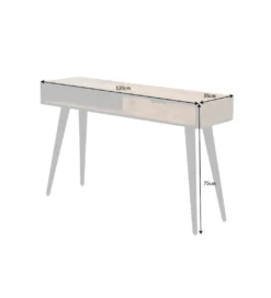 Konsola Industrial 120 cm drewno mango*Invicta Interior New