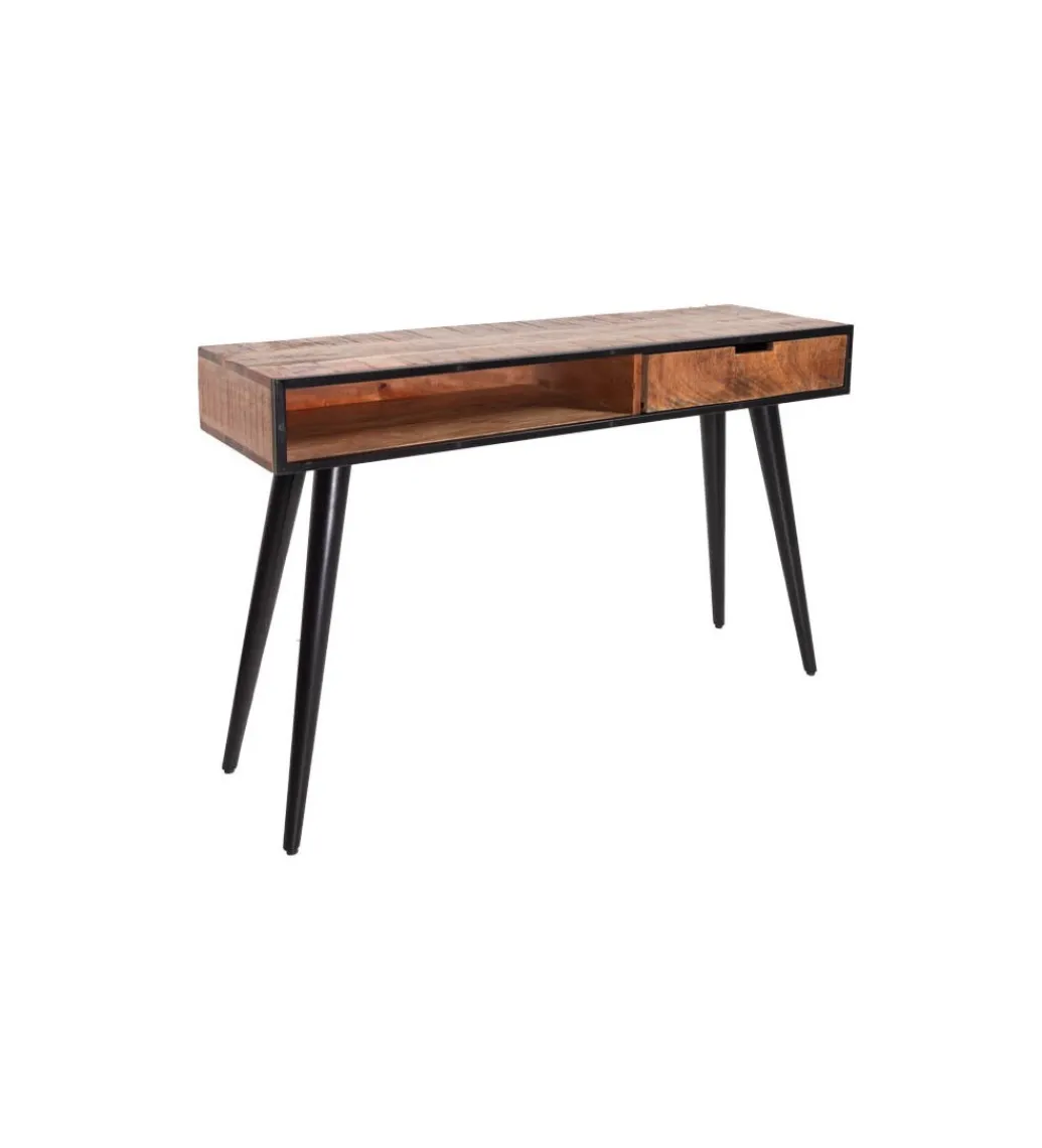 Konsola Industrial 120 cm drewno mango*Invicta Interior New