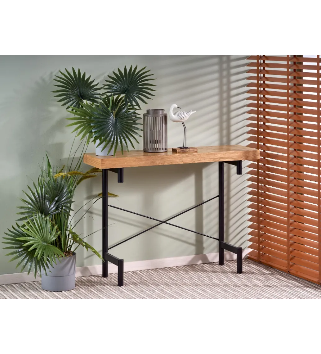 Konsola INFERNO 106 cm w optyce dębu naturalnego*Halmar Hot