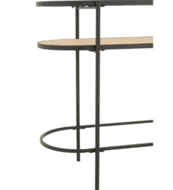 Konsola IVY 120 cm naturalna czarna*J-Line Hot