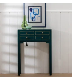 Konsola KOKOSIN 63 cm niebieski*Zona-Design Sale