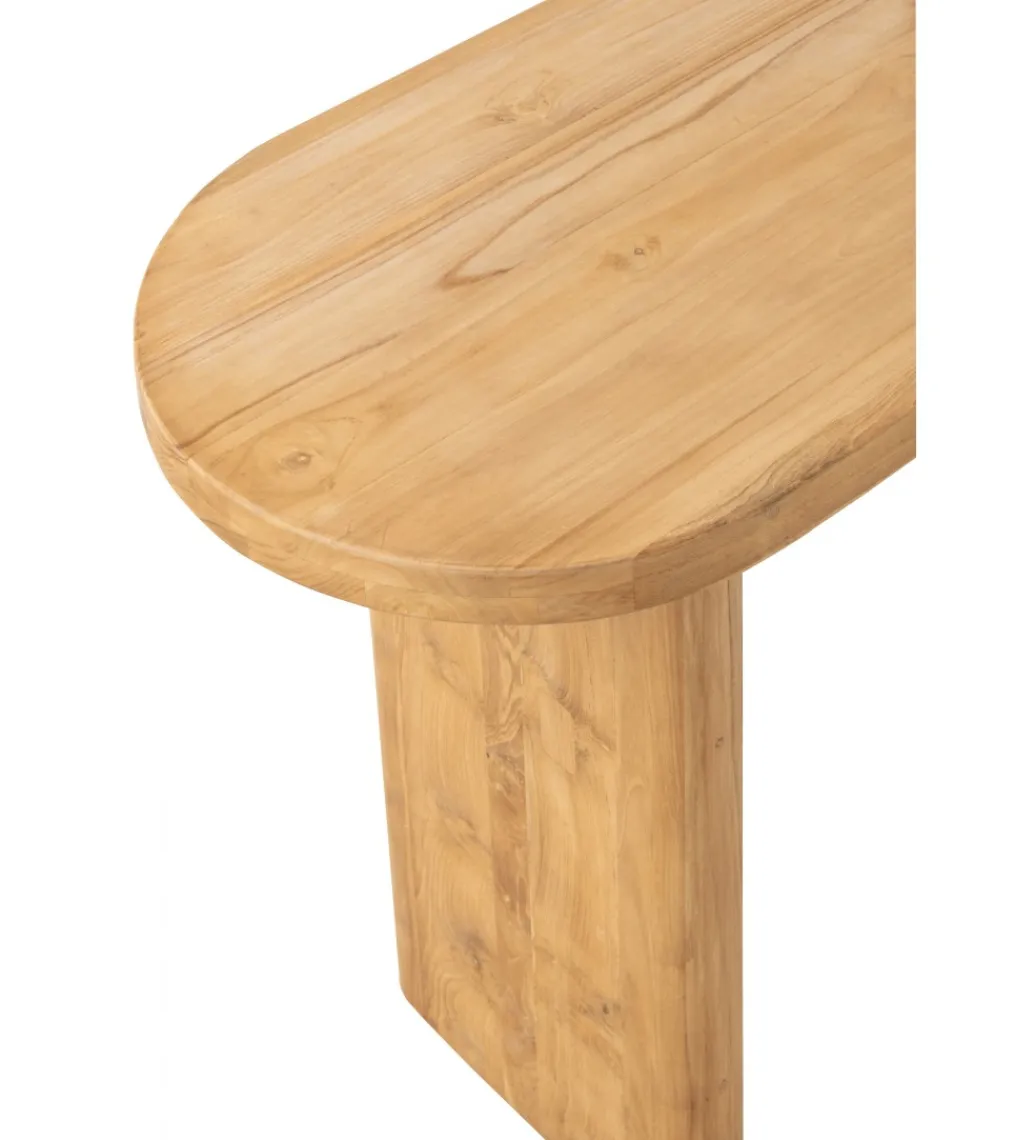 Konsola LEMONE 150 cm drewno teak naturalne*J-Line Discount