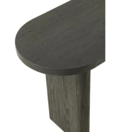 Konsola LEMONE 150 cm drewno teak czarna*J-Line Hot