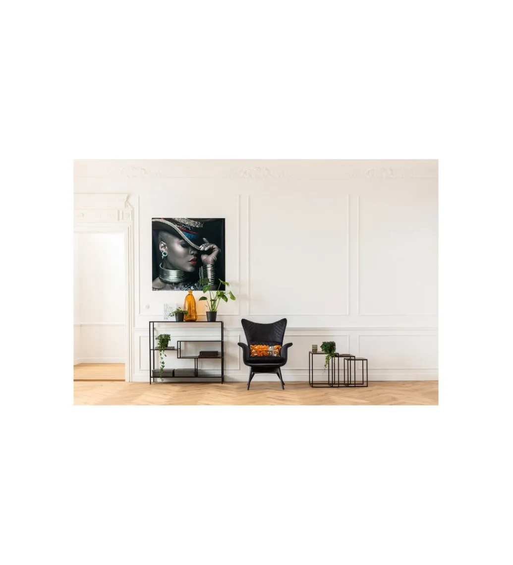 Konsola LOFT 115 x 100 cm czarna*KARE Sale