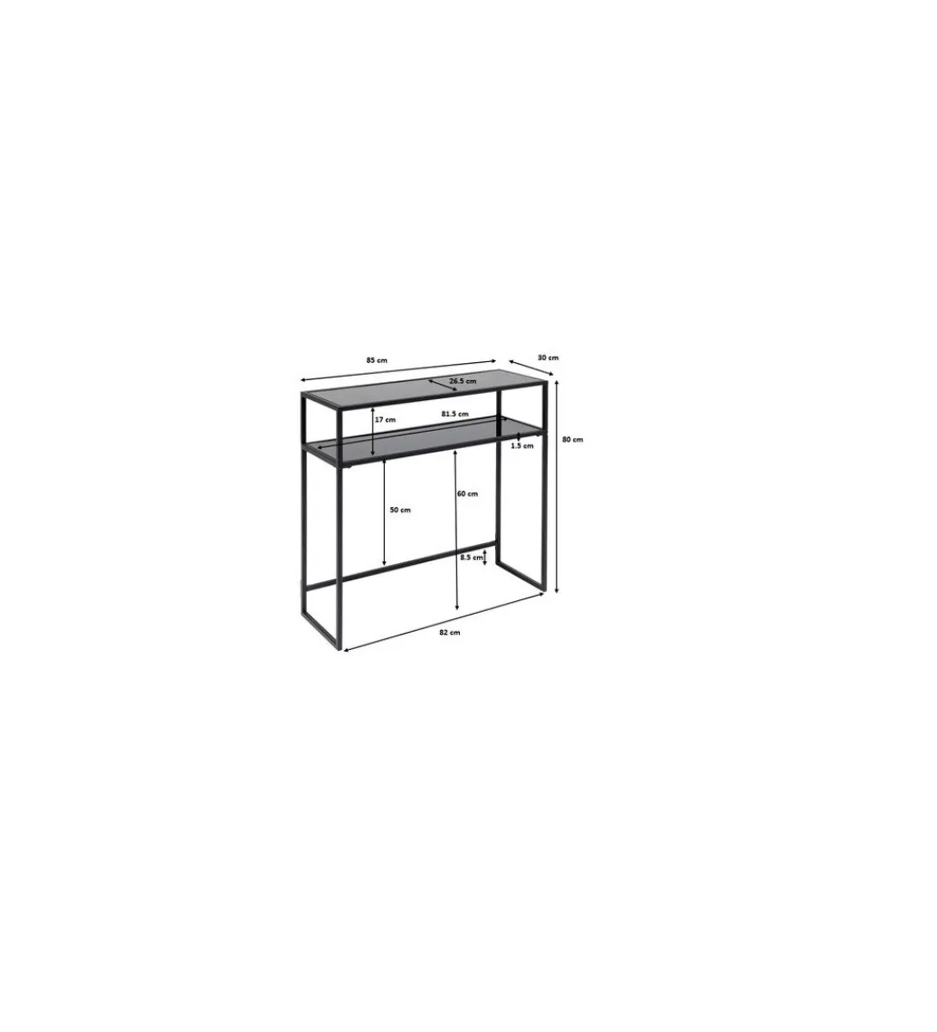 Konsola LOFT 80 x 95 cm greige*KARE Best