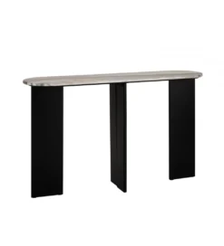 Konsola MATHILDE 140 cm czarno szara*J-Line Outlet