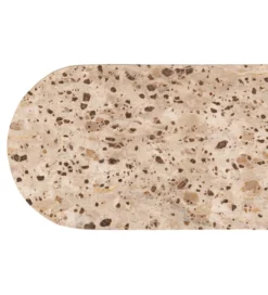 Konsola MATHILDE 140 cm naturalna w optyce marmuru*J-Line Discount