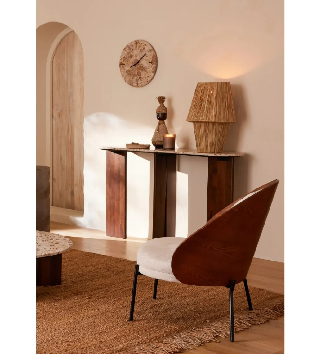 Konsola MATHILDE 140 cm naturalna w optyce marmuru*J-Line Discount