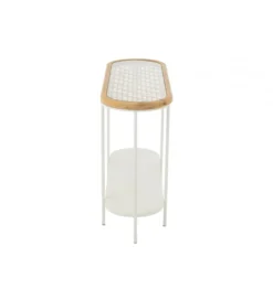 Konsola MATI 120 cm drewno biała*J-Line Outlet