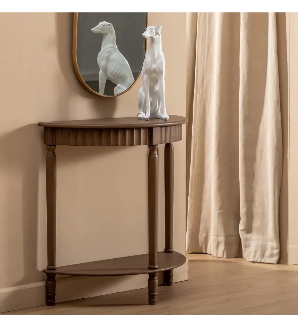 Konsola NAGORAS 71 cm brązowy*Zona-Design Best