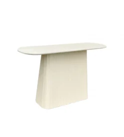 Konsola PATO 140 cm drewno mango biała*LF-Design Online