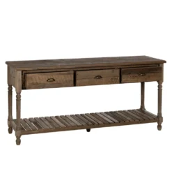 Konsola PERTON 184 cm drewno jodły brązowe*Zona-Design Online