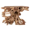 Konsola RAOUL 120 cm drewno teak naturalna*J-Line Outlet