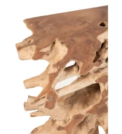 Konsola RAOUL 120 cm drewno teak naturalna*J-Line Outlet