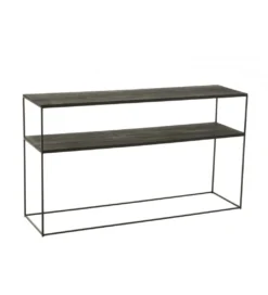 Konsola RECTANGLE 140 cm drewno czarne*J-Line Clearance