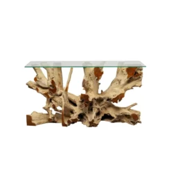 Konsola ROOTS 150 cm drewno teak naturalna*KARE Outlet