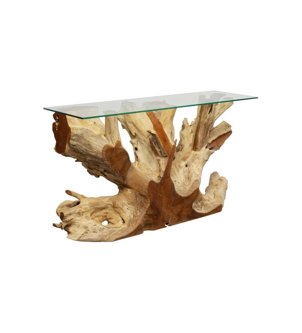 Konsola ROOTS 150 cm drewno teak naturalna*KARE Outlet