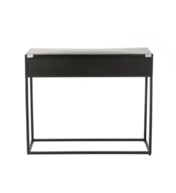 Konsola SHANIL 100 cm drewno czarna*J-Line New