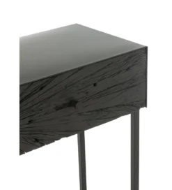 Konsola SHANIL 100 cm drewno czarna*J-Line New