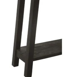 Konsola SQUARE 120 cm drewno mango czarne*J-Line Outlet