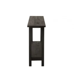 Konsola SQUARE 120 cm drewno mango czarne*J-Line Outlet
