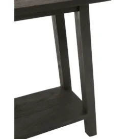 Konsola SQUARE 120 cm drewno mango czarne*J-Line Outlet