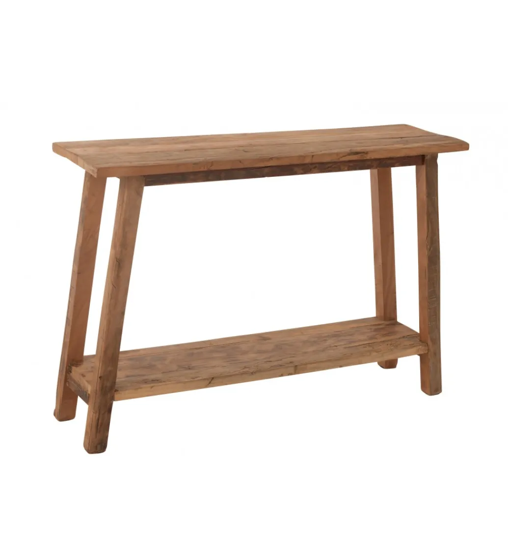 Konsola SQUARE 120 cm naturalne drewno*J-Line Best