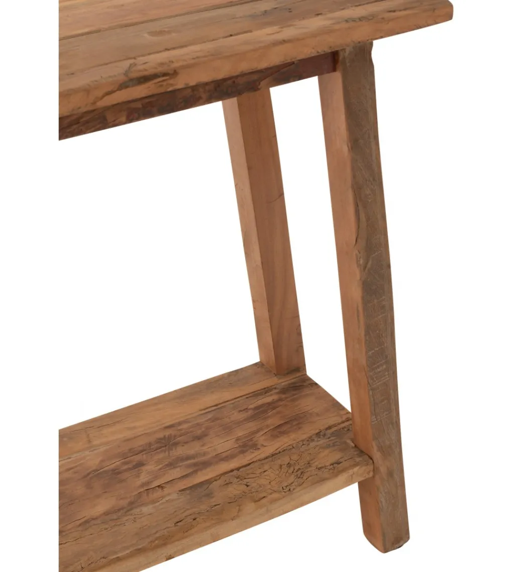 Konsola SQUARE 120 cm naturalne drewno*J-Line Best