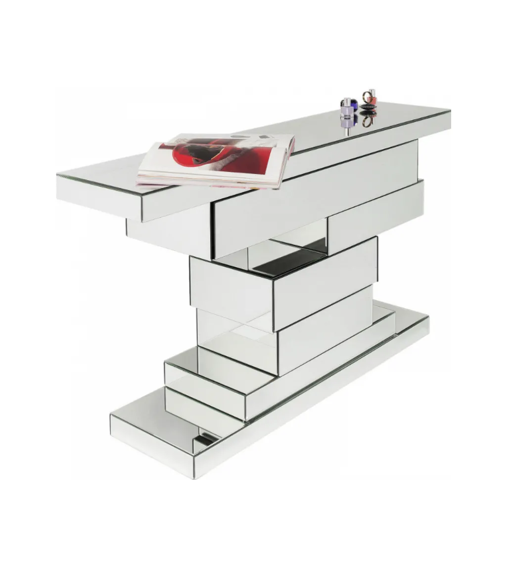 Konsola szklana Brick 151 cm*KARE Discount