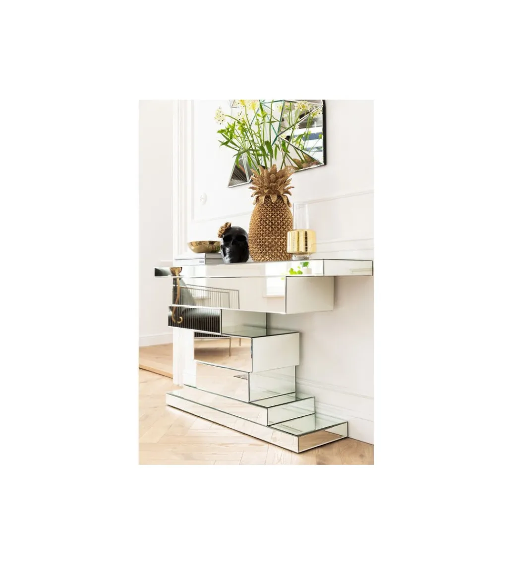 Konsola szklana Brick 151 cm*KARE Discount