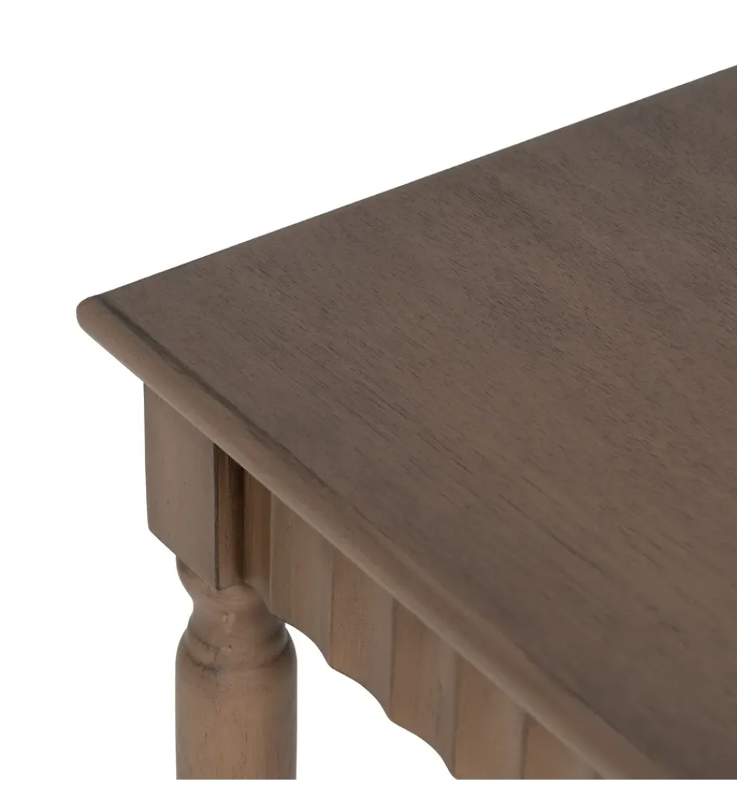 Konsola TEMPU 71 cm drewno sosna brązowy*Zona-Design Hot