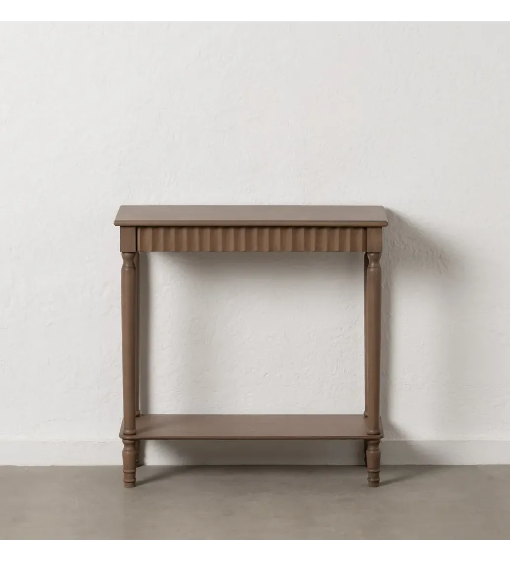 Konsola TEMPU 71 cm drewno sosna brązowy*Zona-Design Hot