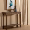 Konsola TEMPU 90 cm drewno sosna brązowy outlet*Zona-Design Best
