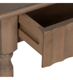 Konsola TEMPU 90 cm drewno sosna brązowy outlet*Zona-Design Best