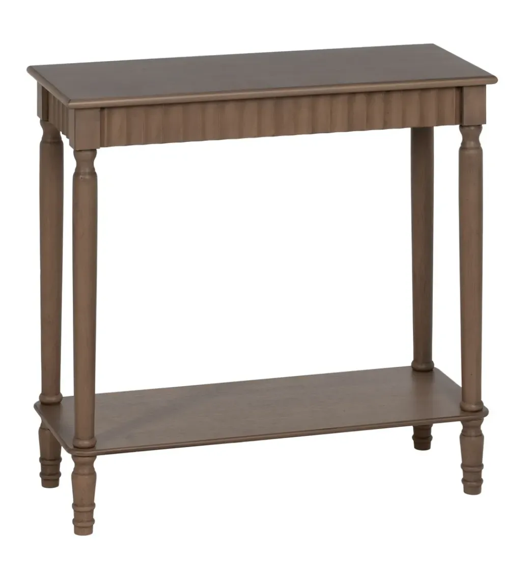 Konsola TEMPU 90 cm drewno sosna brązowy outlet*Zona-Design Best