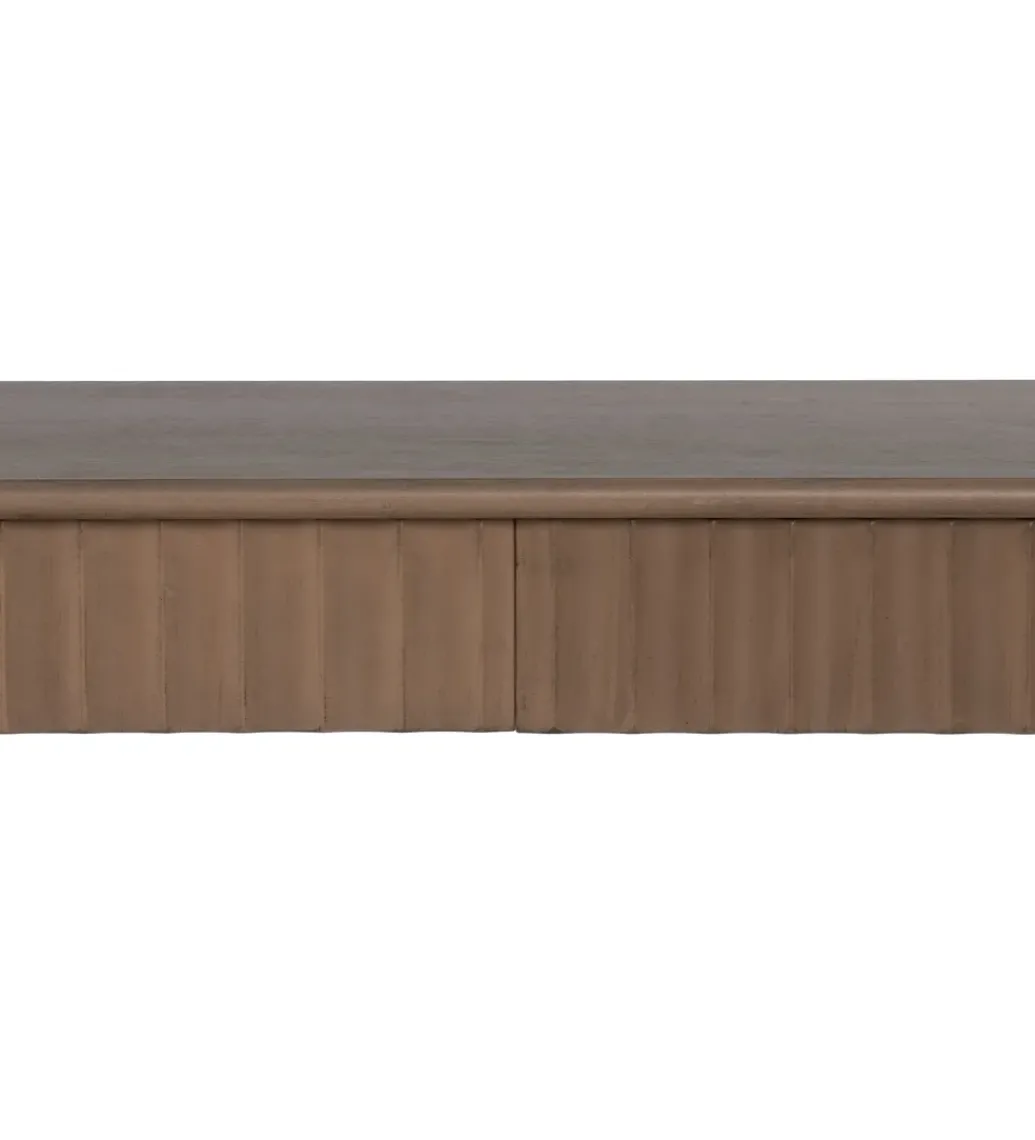 Konsola TEMPU 90 cm drewno sosna brązowy outlet*Zona-Design Best