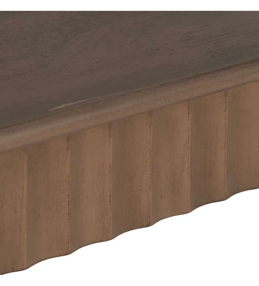 Konsola TEMPU 90 cm drewno sosna brązowy outlet*Zona-Design Best