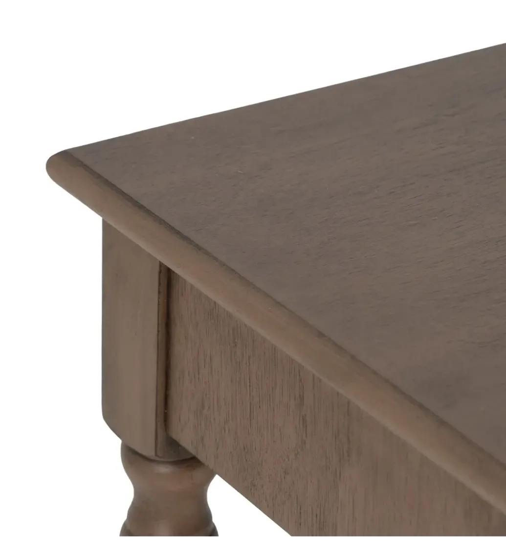 Konsola TEMPU 90 cm drewno sosna brązowy outlet*Zona-Design Best
