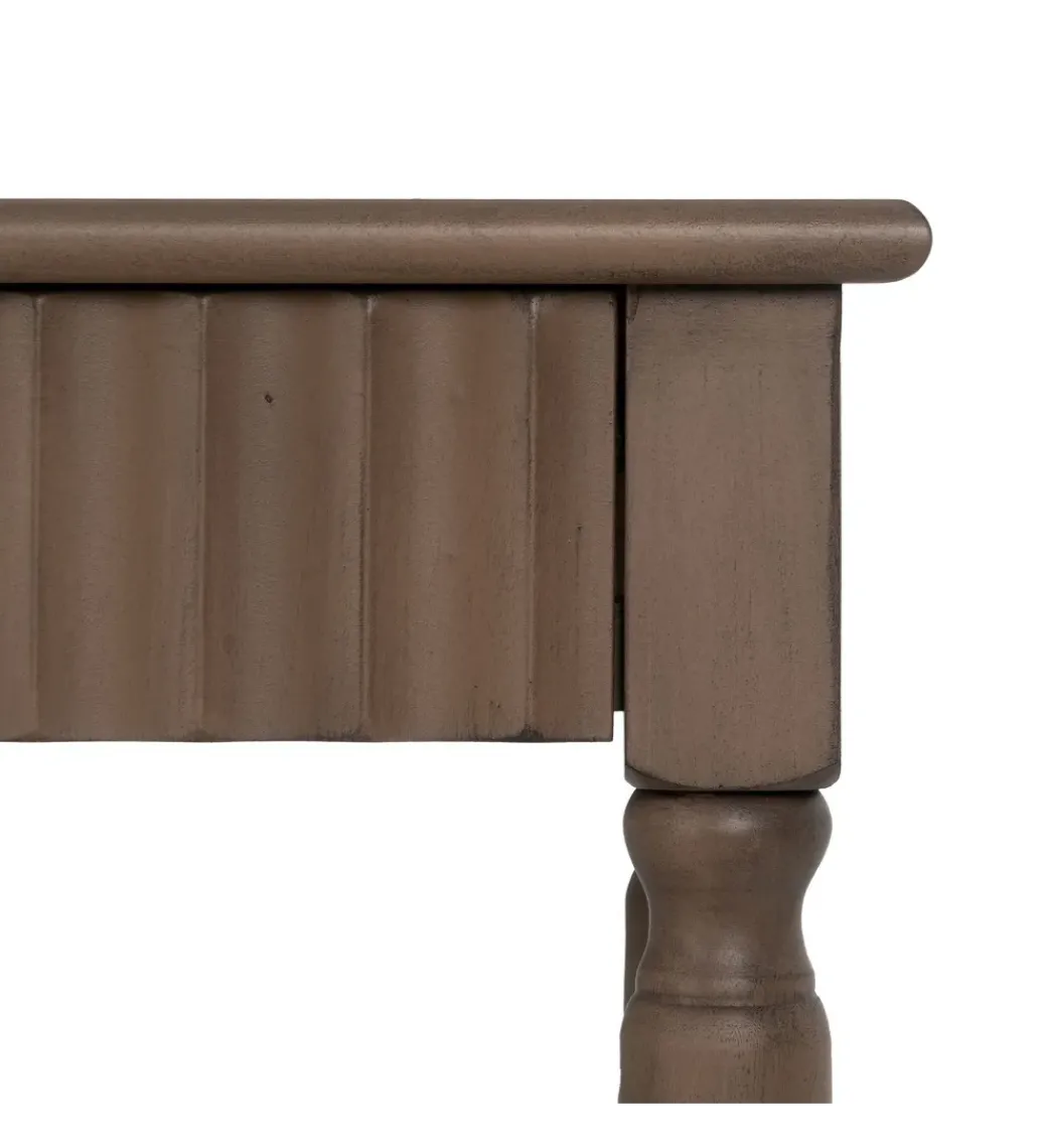 Konsola TEMPU 90 cm drewno sosna brązowy outlet*Zona-Design Best