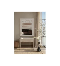 Konsola TRAVERTINO DRAWERS 100 x 77 cm naturalny beżowy*KARE Outlet