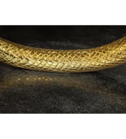 Konsola WILDLIFE SNAKE 115 cm czarny marmur złota*Invicta Interior