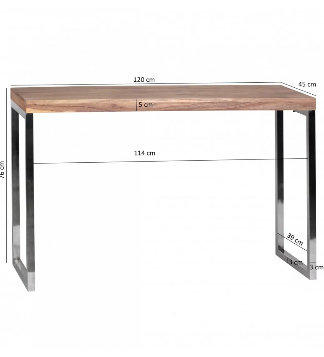 Konsola WOHNLING GUNA 120 cm drewno akacja*WOHNLING, GERMANY Online